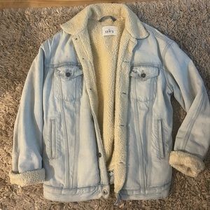 Levi's Light Blue Sherpa Lined Denim Jacket